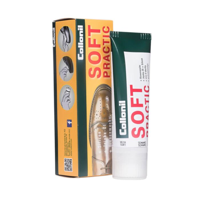 Collonil Kreemid Soft-Practic tube 75ml  (black) 3763